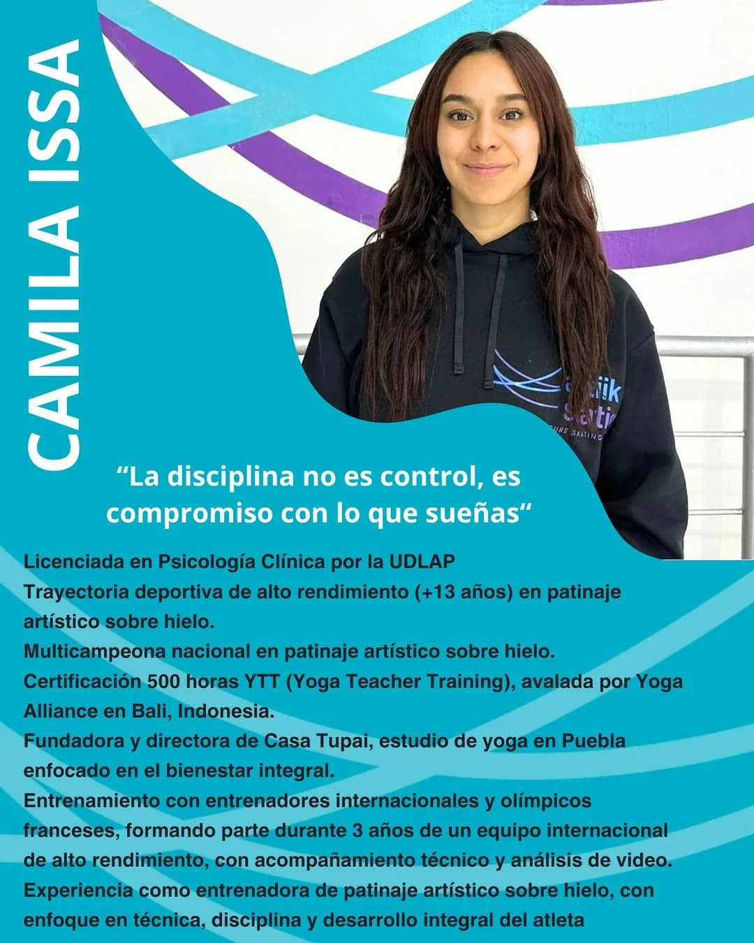 Ficha de Camila Issa con su trayectoria