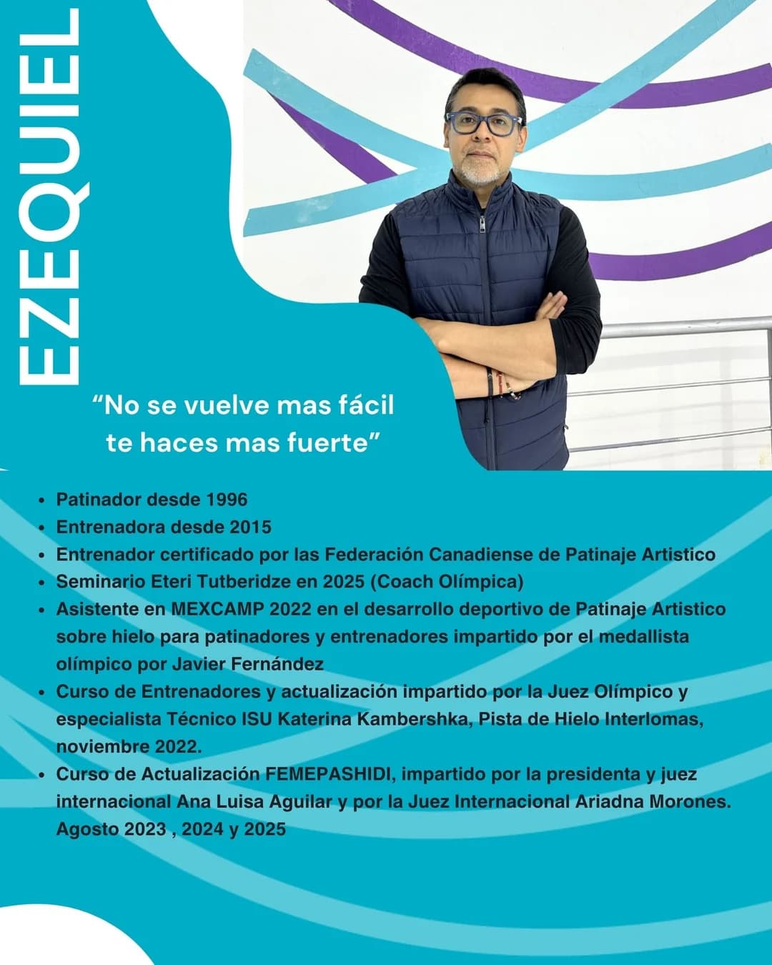Ficha de Ezequiel con su trayectoria